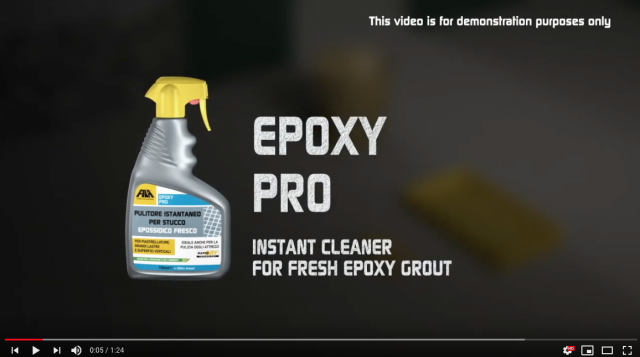 Fila Epoxy Pro - instant cleaner for fresh epoxy grout