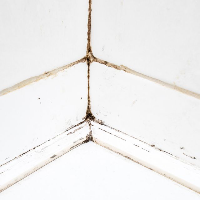 Dirty grout joints