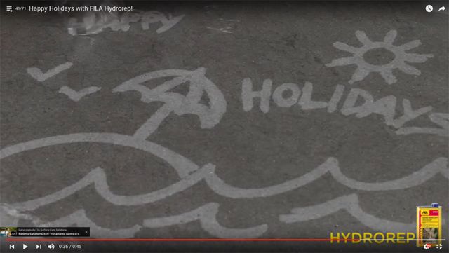 HYDROREP: video divertente per vedere l'effetto idrorepellente di HYDROREP