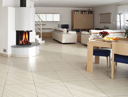 Natural porcelain tiles