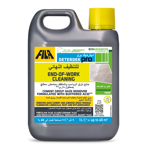 End-of-work cleaning DETERDEK PRO | FILA Solutions
