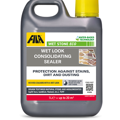 Wet look consolidating sealer WET STONE ECO FILA Solutions