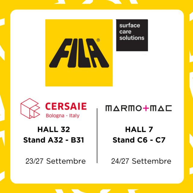 We look forward to seeing you at CERSAIE and MARMOMAC 2024
