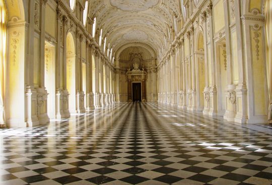 The inside of the Palace of Venaria (Italian: Reggia di Venaria